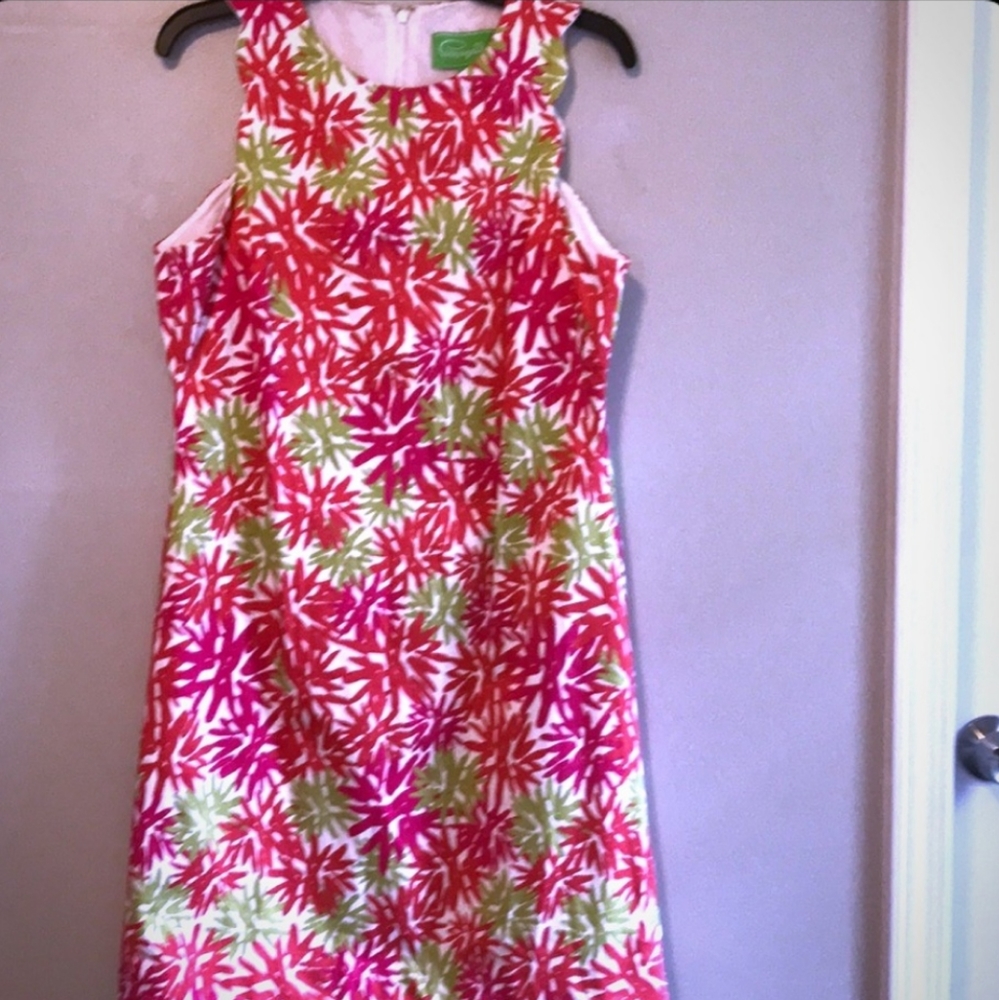 Pappagallo red dress size 8